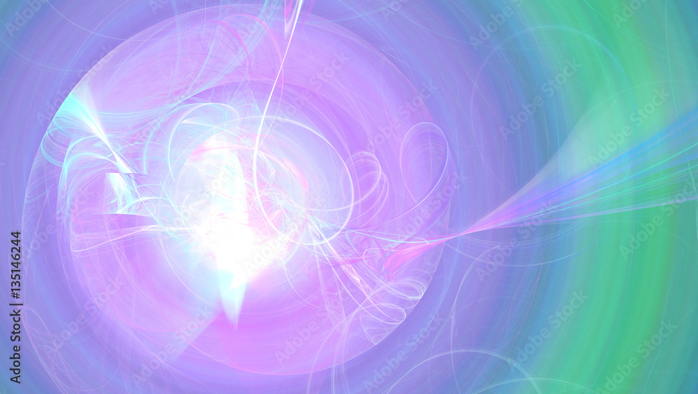 Obraz premium Kosmische Lichtschwingung Lichtwelle Seele 