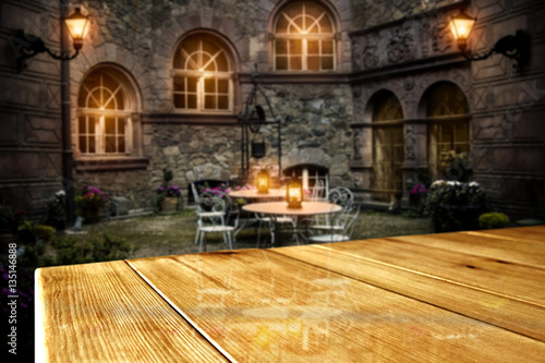 table background in cafe interior  © magdal3na