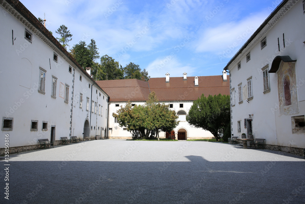 The historic Castle Bistra in Slovenia