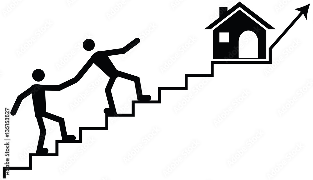 Fototapeta premium iving a hand or support to a struggling member to climb to desti