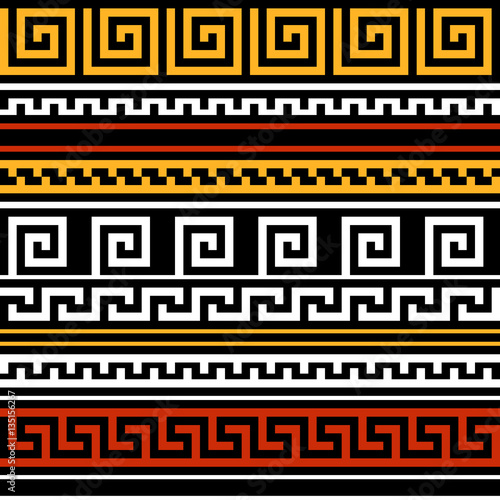 Black red yellow and white ...