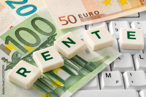 Rente und Euro photo