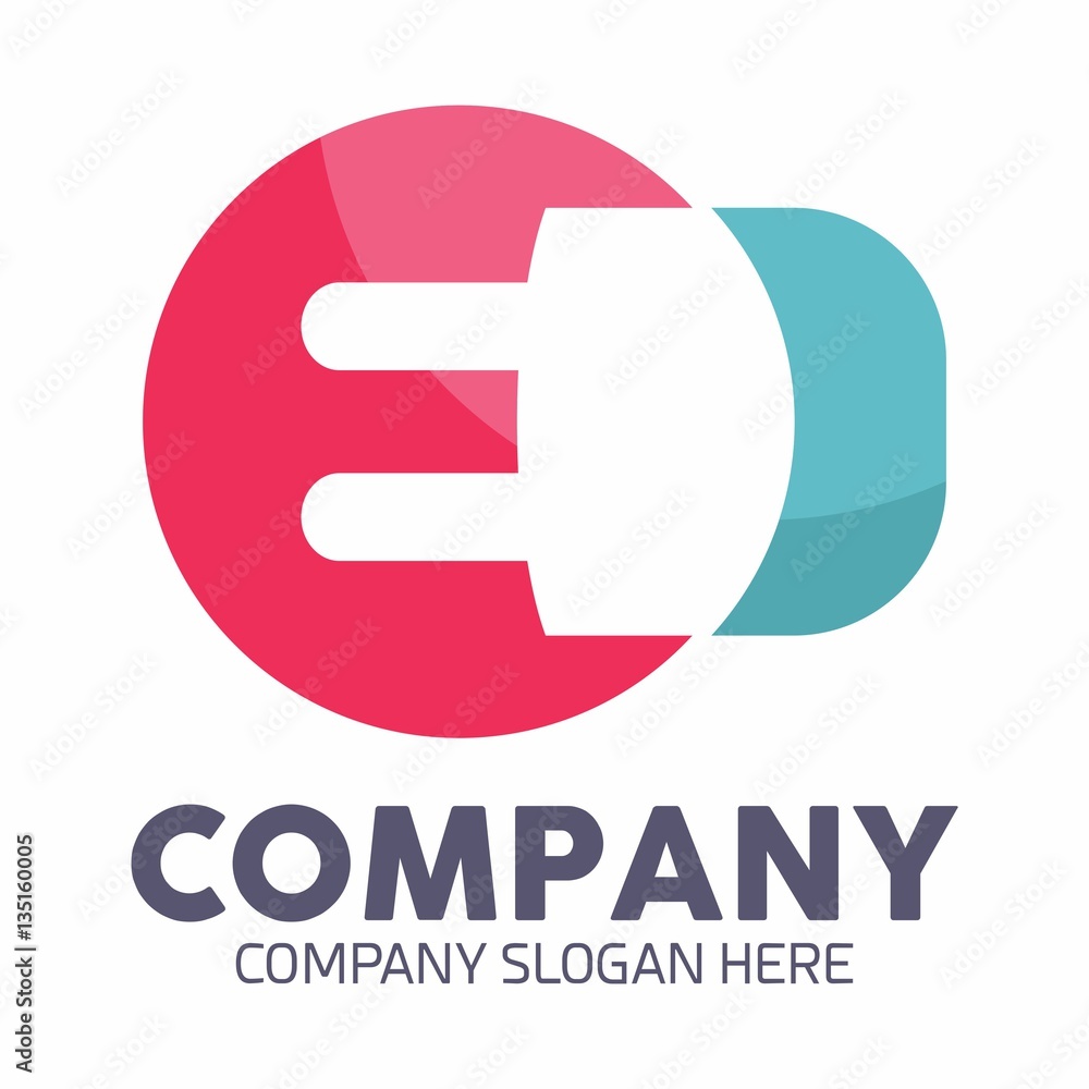 Electric logo icon vector template Electric logo icon vector template