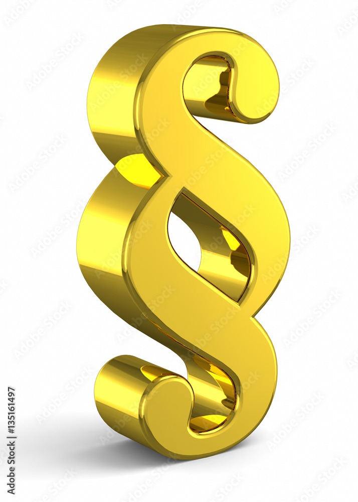 Paragraph Symbol - 3D Paragraph Symbol - 3D