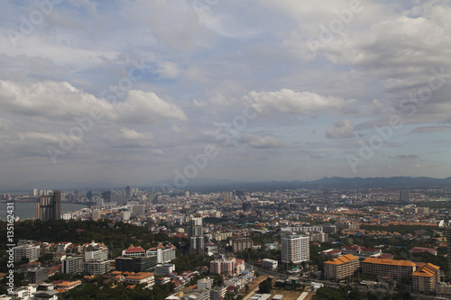 View of the city from above