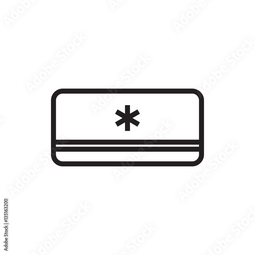 air conditioner icon illustration