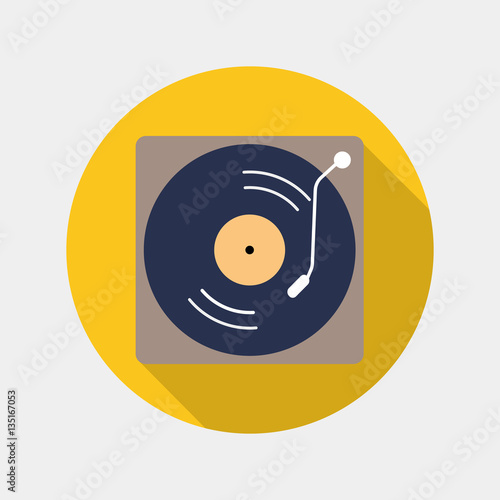 old dj vynil icon