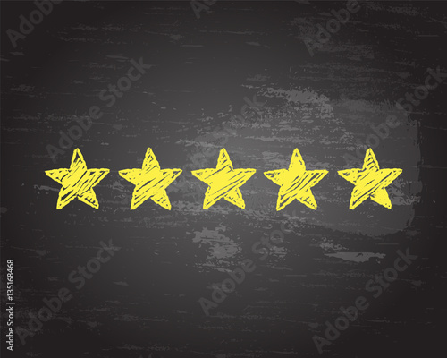 Chalk Gold Stars