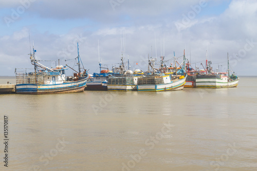 Fisherman boat in Sao Jose do Norte