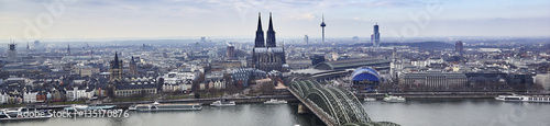Panorama vom Kölner Dom