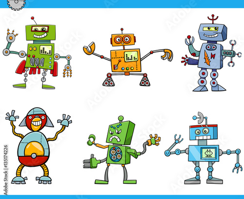 robot cartoon characters