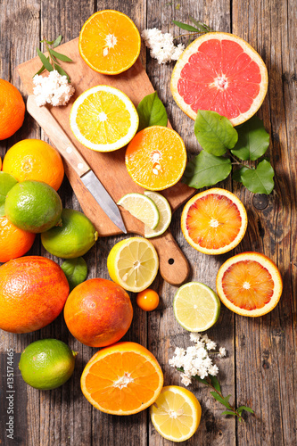 lemon orange grapefruit
