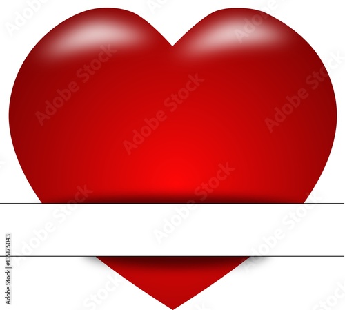 red hart, red isolate icon  heart