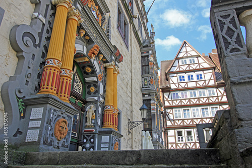 Hannoversch Münden: Portal des Rathauses (1603, Niedersachsen) photo