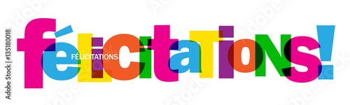 Carte “FELICITATIONS”