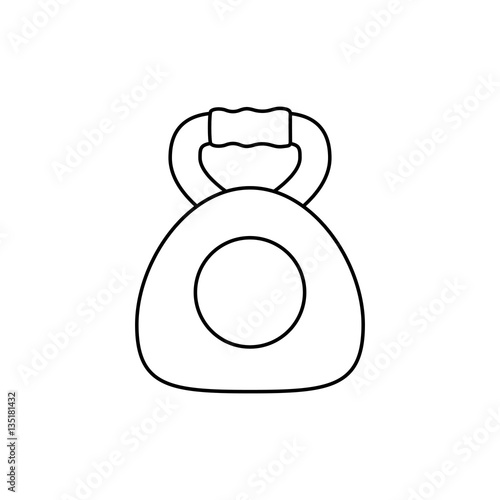 Gym weight isolated icon vector illustration graphic design