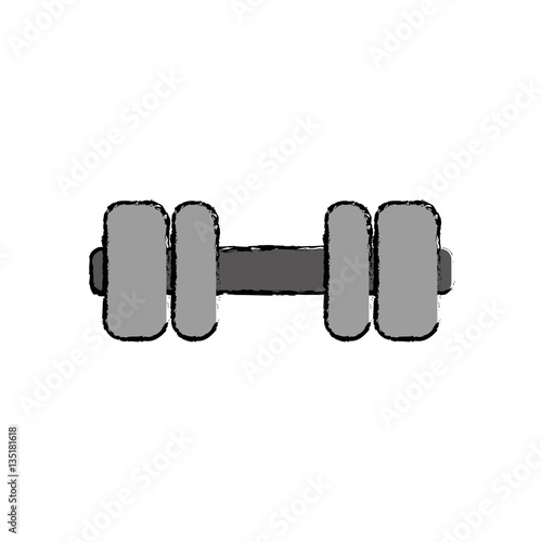Gym weight isolated icon vector illustration graphic design