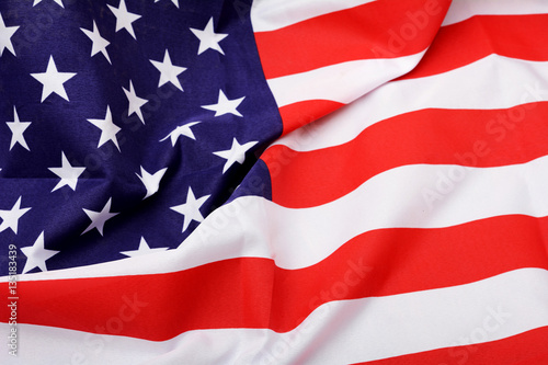 United State of America Flag Fabric Background