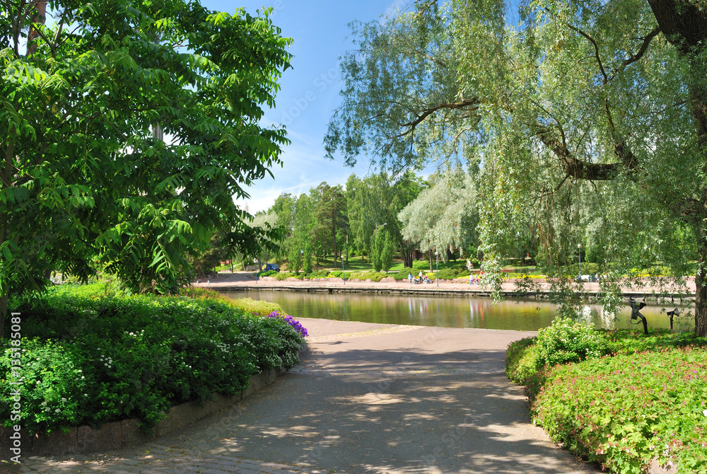 Park Sapokka in Kotka, Finland