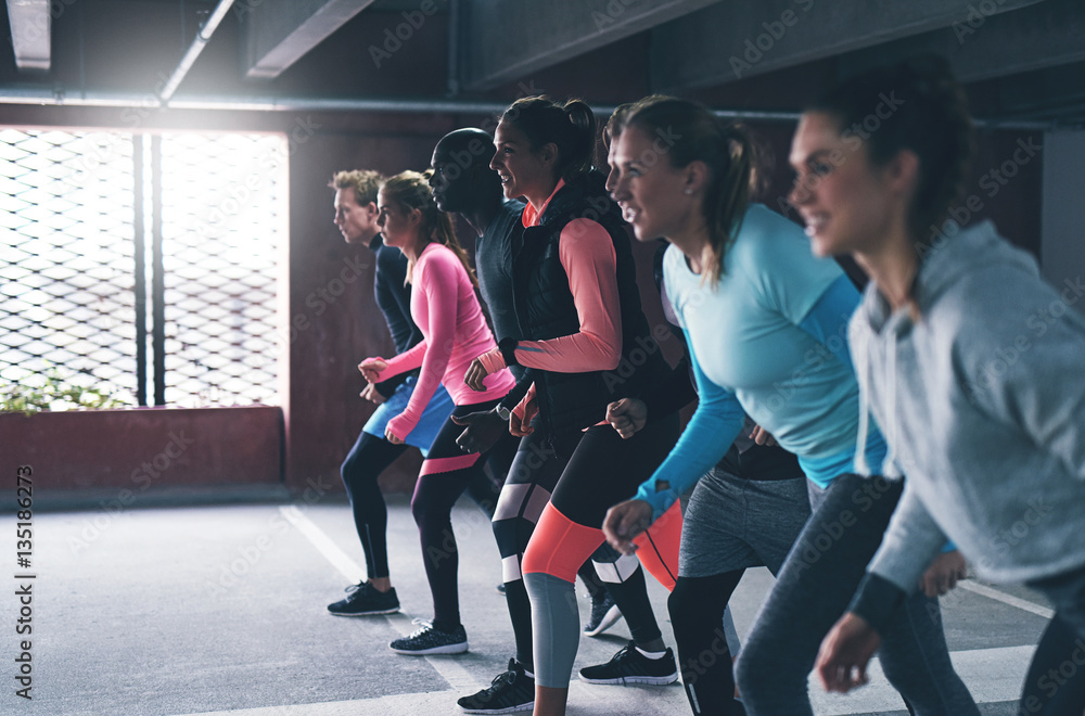 Fototapeta premium Beginning of race.