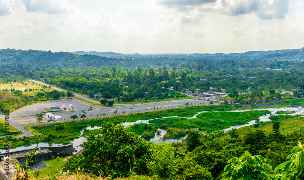 View from Khun Dan Prakan Chon Dam