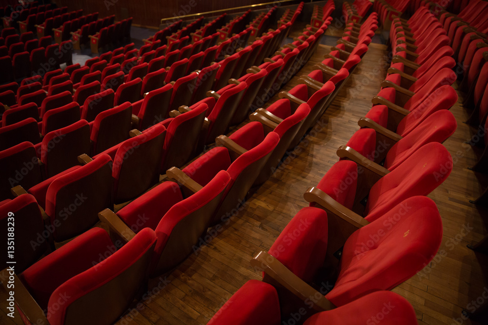 Fototapeta premium chairs on theater, cinema
