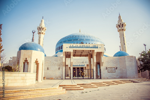 Fotografía King Abdullah I Mosque in Amman, Jordan