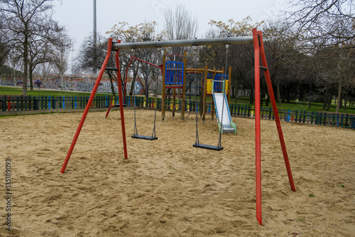 Children's playground at public park