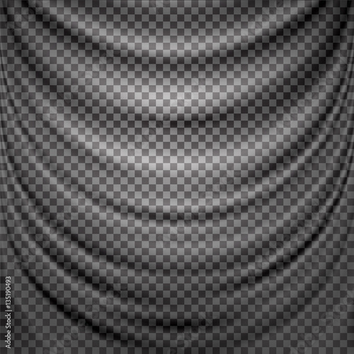 Transparent cell background with effect fabric. Vector