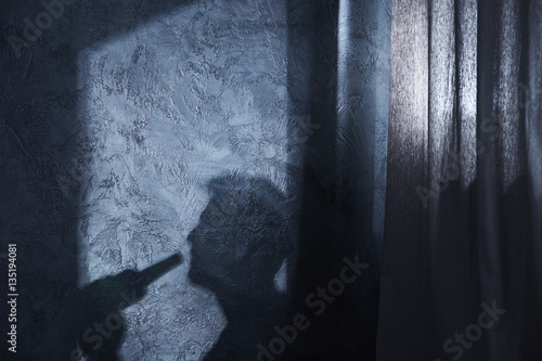 Photos Shadow of drinking man