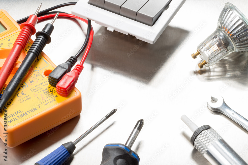 Electricians tool selection Electricians tool selection