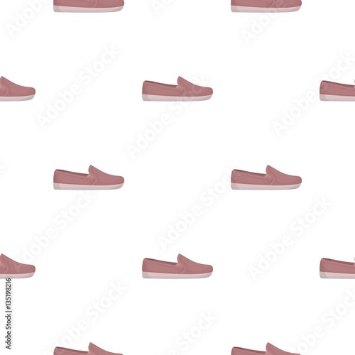 Moccasin icon in cartoon style isolated on white background. Shoes pattern stock vector illustration.