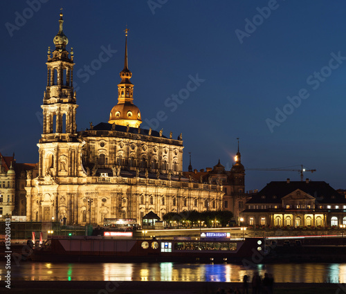 dresden germany at night © wut