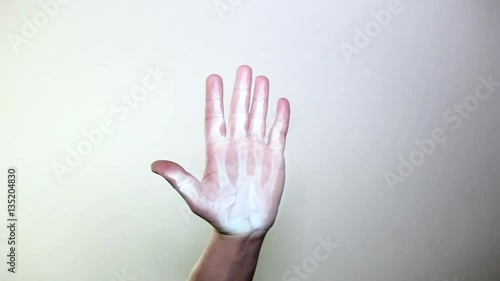 X-ray of hand. Full HD