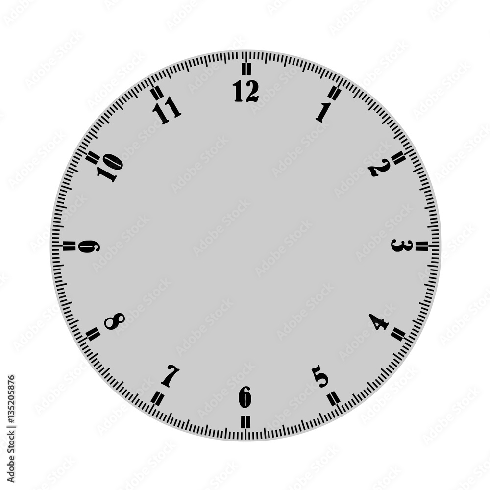 clock face blank isolated on white clock face blank isolated on white