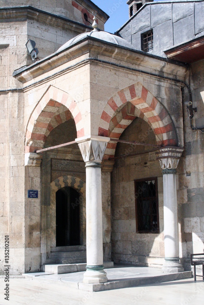 Mevlana mausoleum in Konya, Turkey