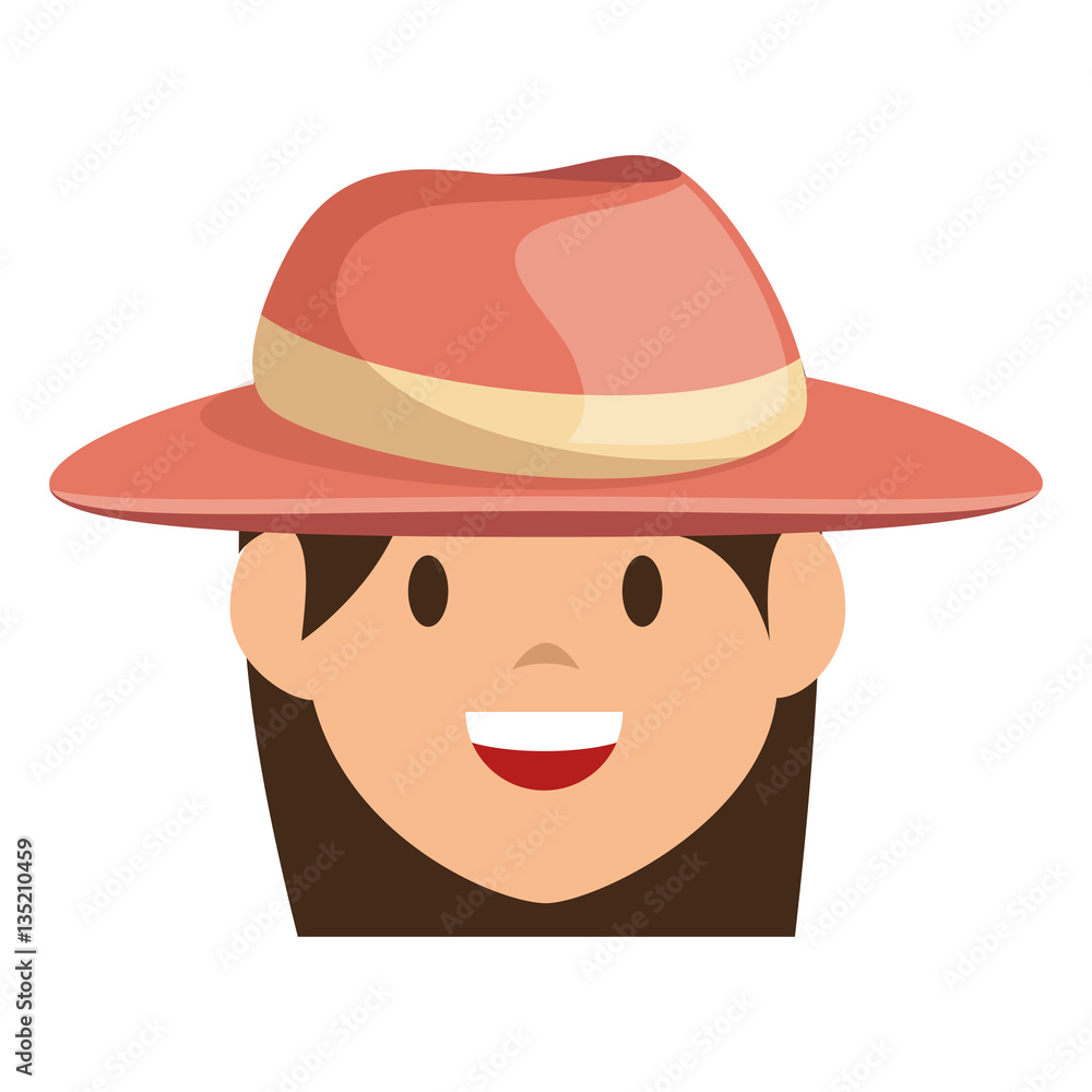 woman avatar character isolated icon vector illustration design