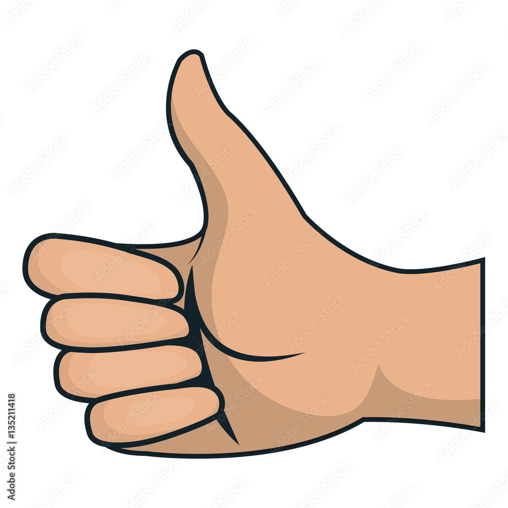 hand human like isolated icon vector illustration design hand human like isolated icon vector illustration design