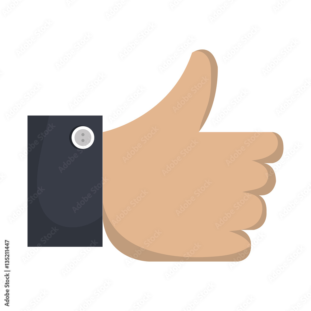 hand human like isolated icon vector illustration design hand human like isolated icon vector illustration design