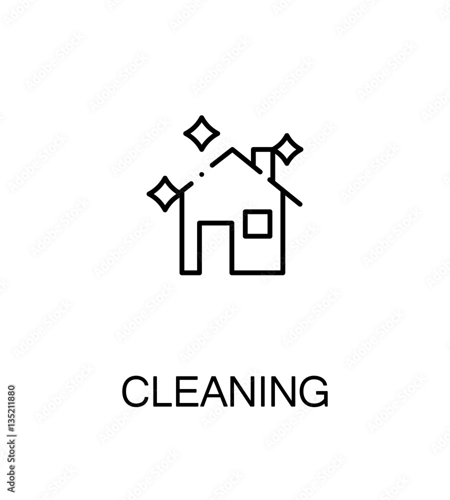 Cleaning flat icon Cleaning flat icon