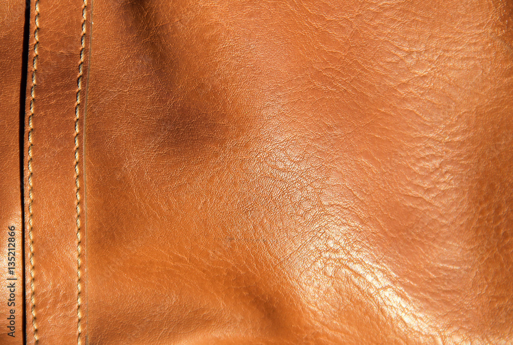 Fototapeta premium Brown leather texture