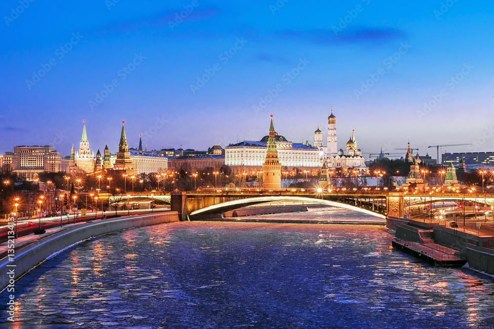 Obraz premium View of Moscow Kremlin, Russia