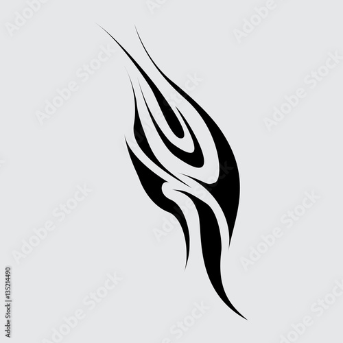 Part of the tattoo. Abstract symbol