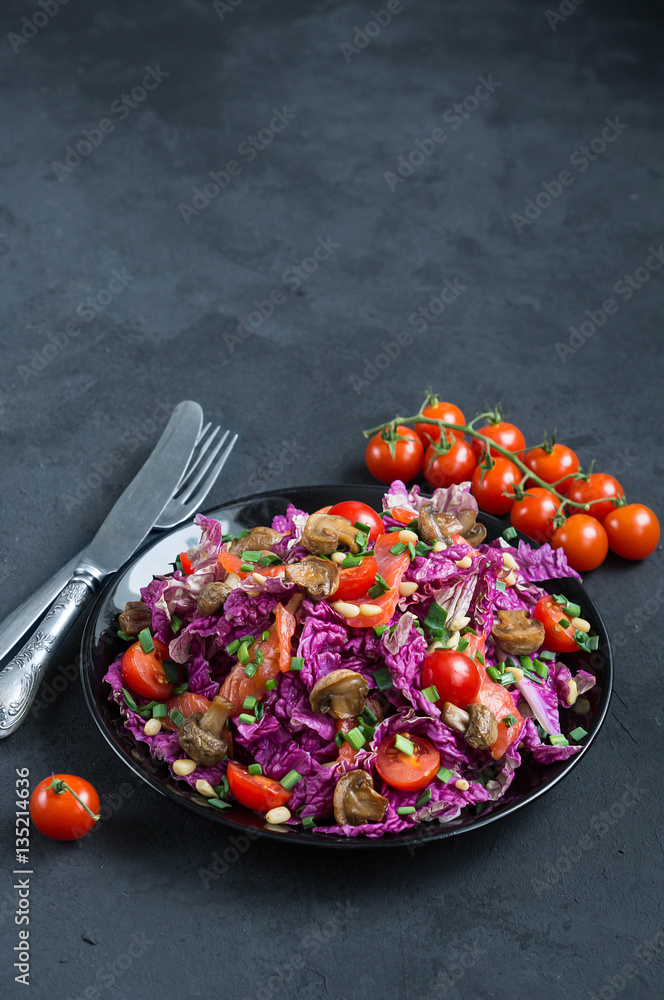 the Chinese cabbage salad the Chinese cabbage salad