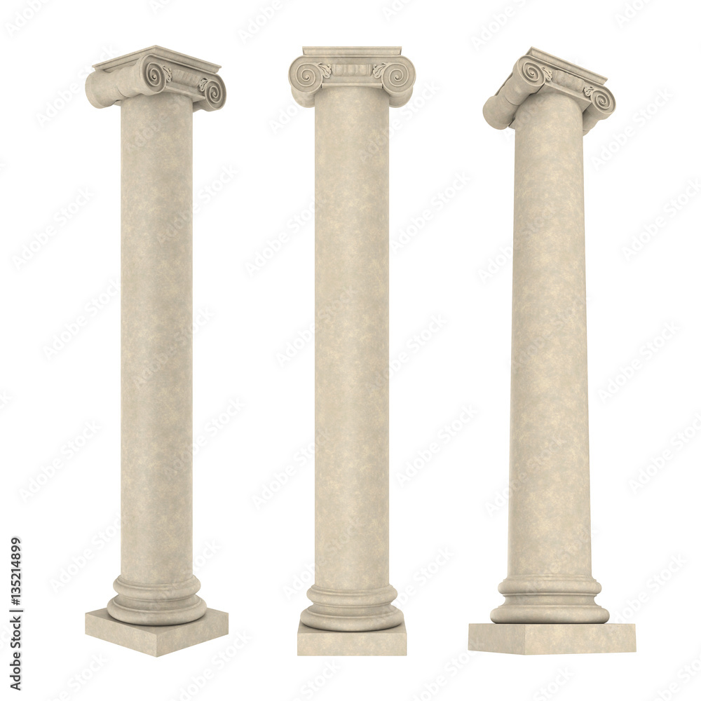 Classic Columns Isolated Classic Columns Isolated