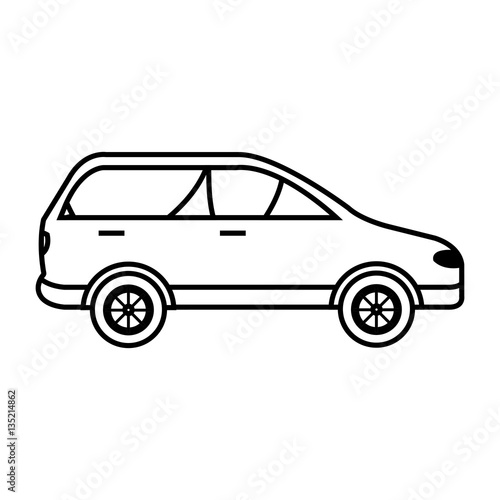 car sedan vehicle icon vector illustration design © Gstudio