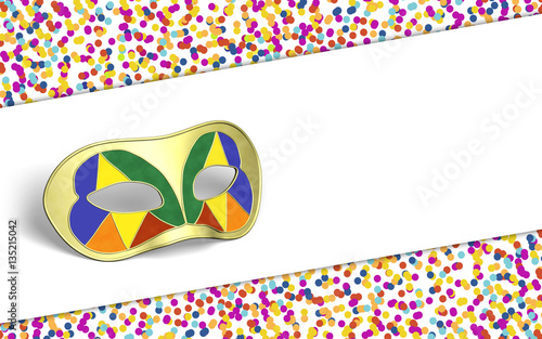 Fototapeta Masque carnaval Venise loup