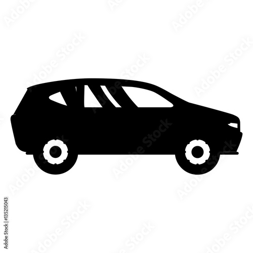 Fototapeta Naklejka Na Ścianę i Meble -  car sedan vehicle icon vector illustration design