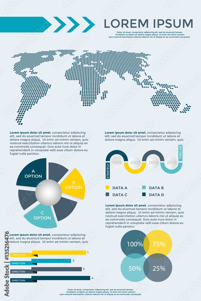 Obraz premium Infographics Elements Collection
