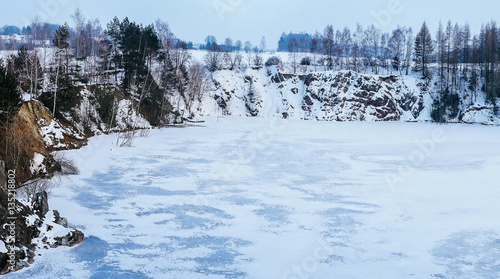 quarry in winter © Jan